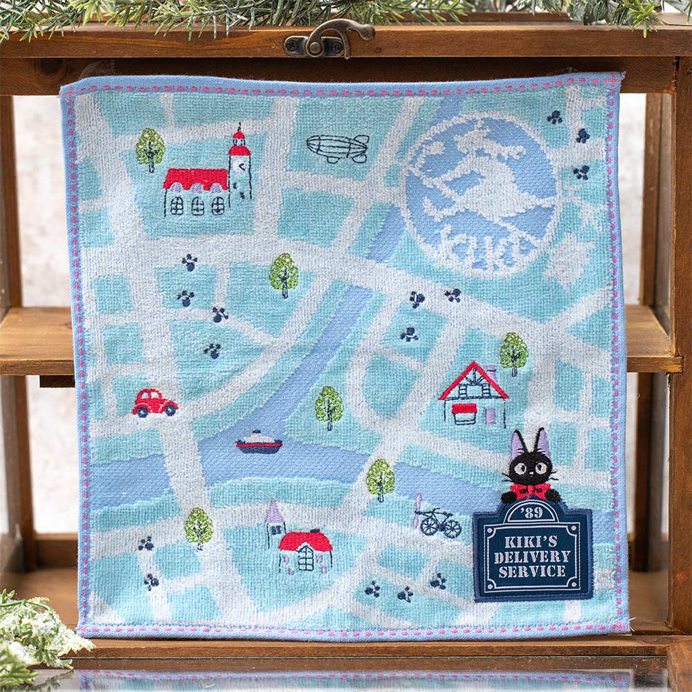 Studio Ghibli Kiki’s Delivery Service Koriko Town Map Mini Towel