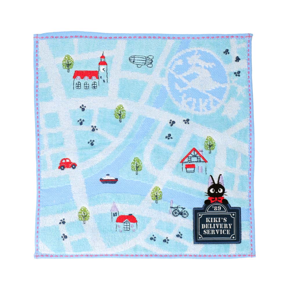Studio Ghibli Kiki’s Delivery Service Koriko Town Map Mini Towel