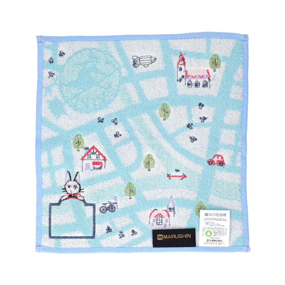 Studio Ghibli Kiki’s Delivery Service Koriko Town Map Mini Towel