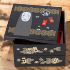 Studio Ghibli Spirited Away No-Face Japanese Two-Tier Jubako Bento Box – Made in Japan