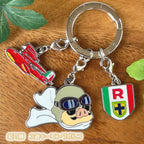 Studio Ghibli Porco Rosso Porco Savoia & Crest 3-Charm Keyring