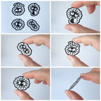 Studio Ghibli My Neighbor Totoro Soot Sprite Clip Set – 8 Pieces