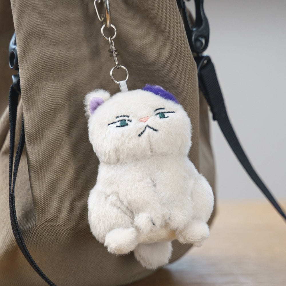Studio Ghibli Whisper of the Heart Moon Fluffy Plush Keychain Mascot K-9251