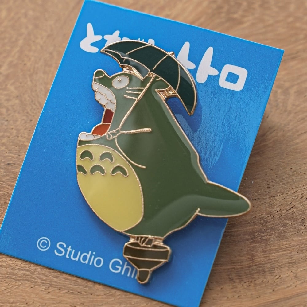 Studio Ghibli My Neighbour Totoro Roaring Big Totoro Pin Badge T-04