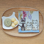 Studio Ghibli Kiki’s Delivery Service Season of Flowers Gobelin Woven Coaster Set of 4
