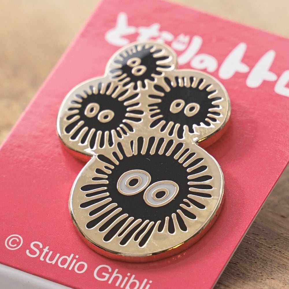 Studio Ghibli My Neighbour Totoro Soot Sprite Pin Badge T-10