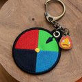 Studio Ghibli Howl’s Moving Castle Embroidered Keyring – Outing Series