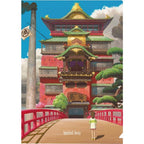 Studio Ghibli Spirited Away Bathhouse A4 Clear File