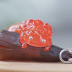 Studio Ghibli Howl’s Moving Castle Hanging Calcifer Heart 3D Keyring