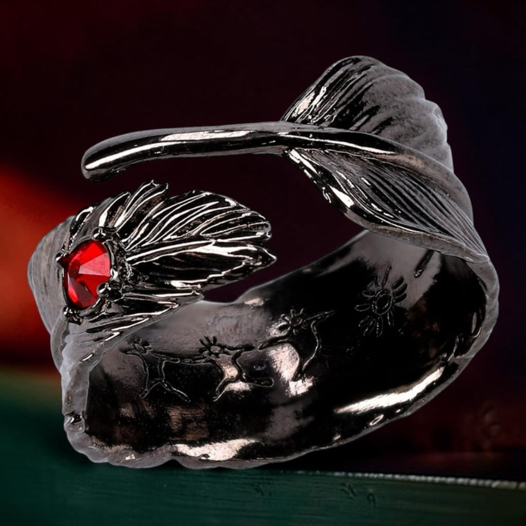 Studio Ghibli GBL Howl’s Moving Castle My Treasure Ring – Howl’s Black Feather
