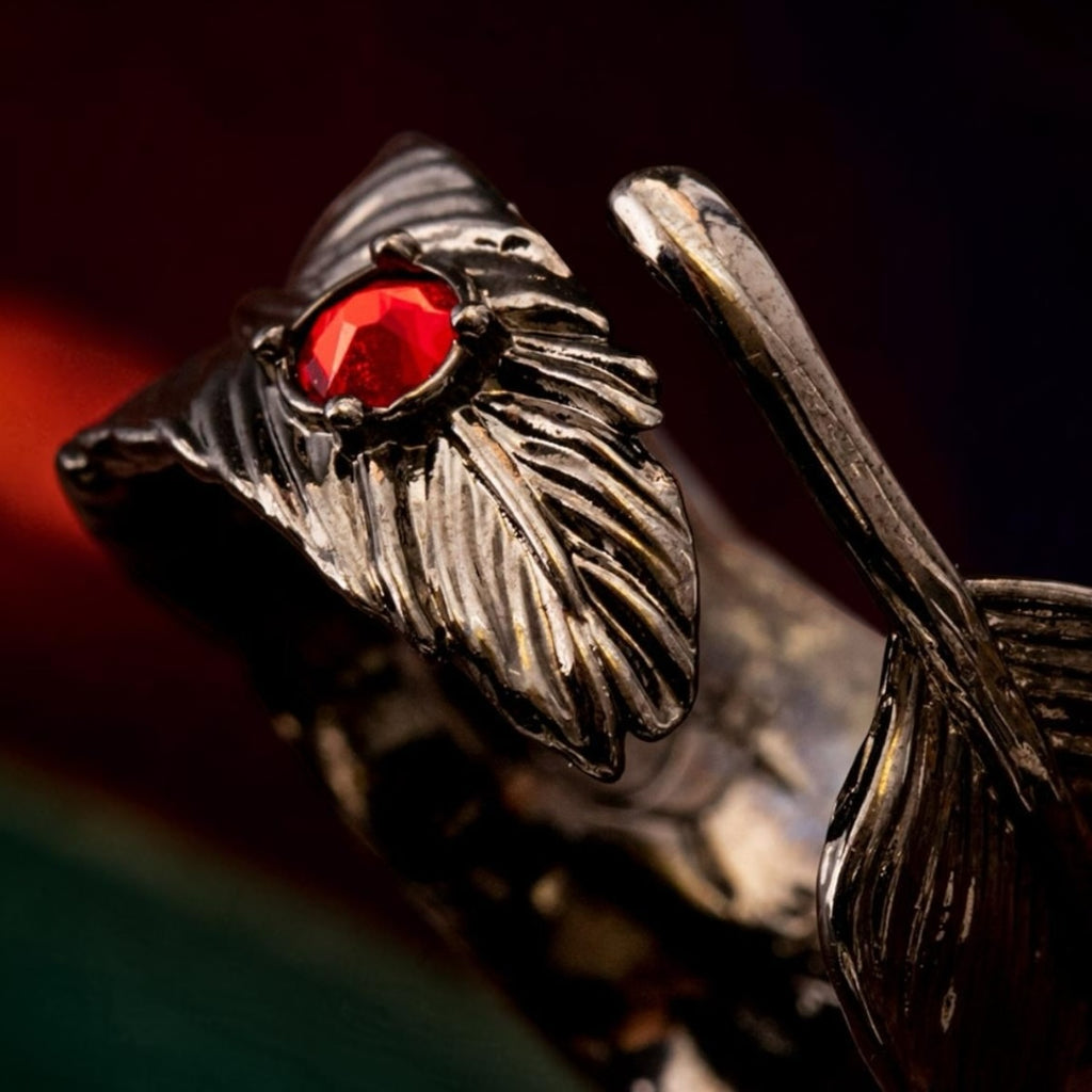 Studio Ghibli GBL Howl’s Moving Castle My Treasure Ring – Howl’s Black Feather