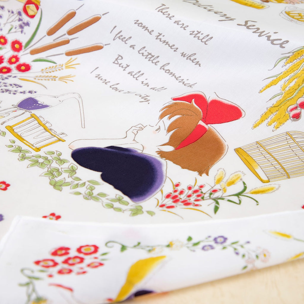 Studio Ghibli Kiki’s Delivery Service Kiki Profile Large Handkerchief