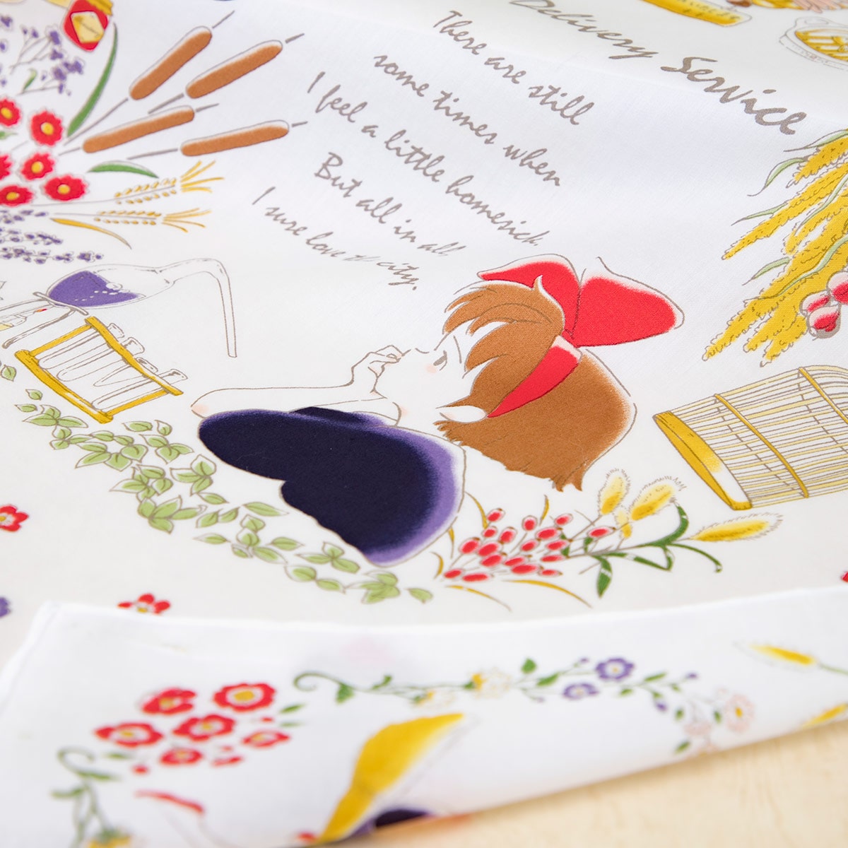 Studio Ghibli Kiki’s Delivery Service Kiki Profile Large Handkerchief
