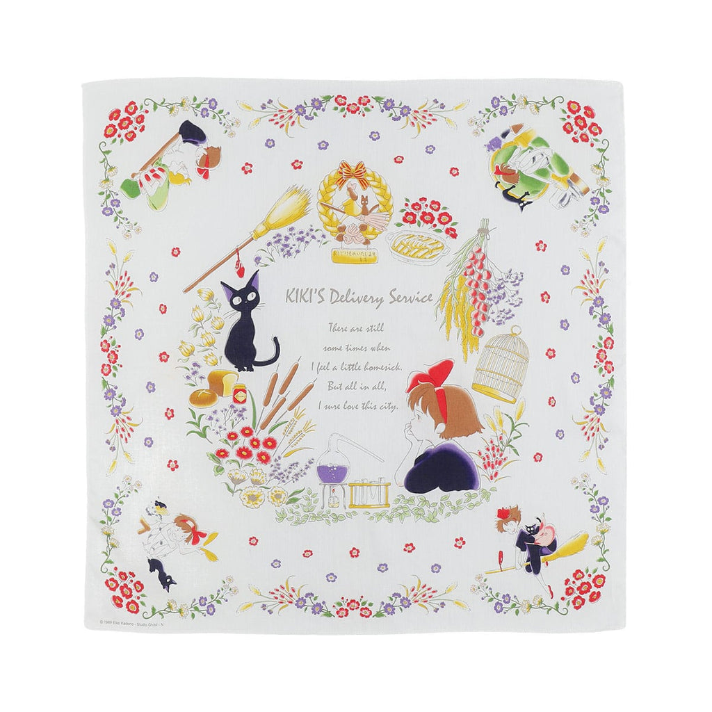 Studio Ghibli Kiki’s Delivery Service Kiki Profile Large Handkerchief
