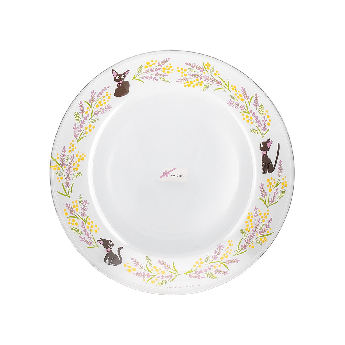 Studio Ghibli Kiki’s Delivery Service Jiji Flower Bouquet Glass Plate – Donguri Closet