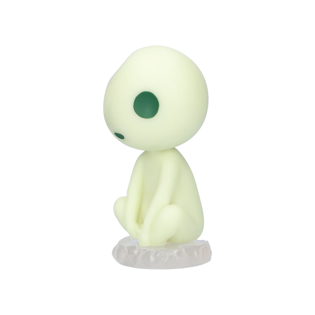 Studio Ghibli Princess Mononoke Kodama Little Sitting Glow-in-the-Dark Figu