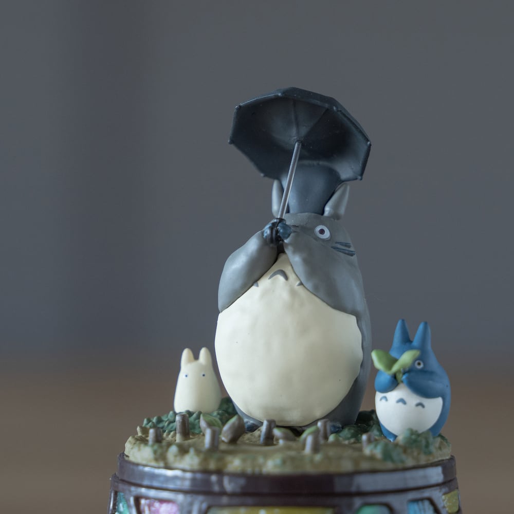 Studio Ghibli My Neighbour Totoro Dondoko Dance Stained Glass Jewellery Box