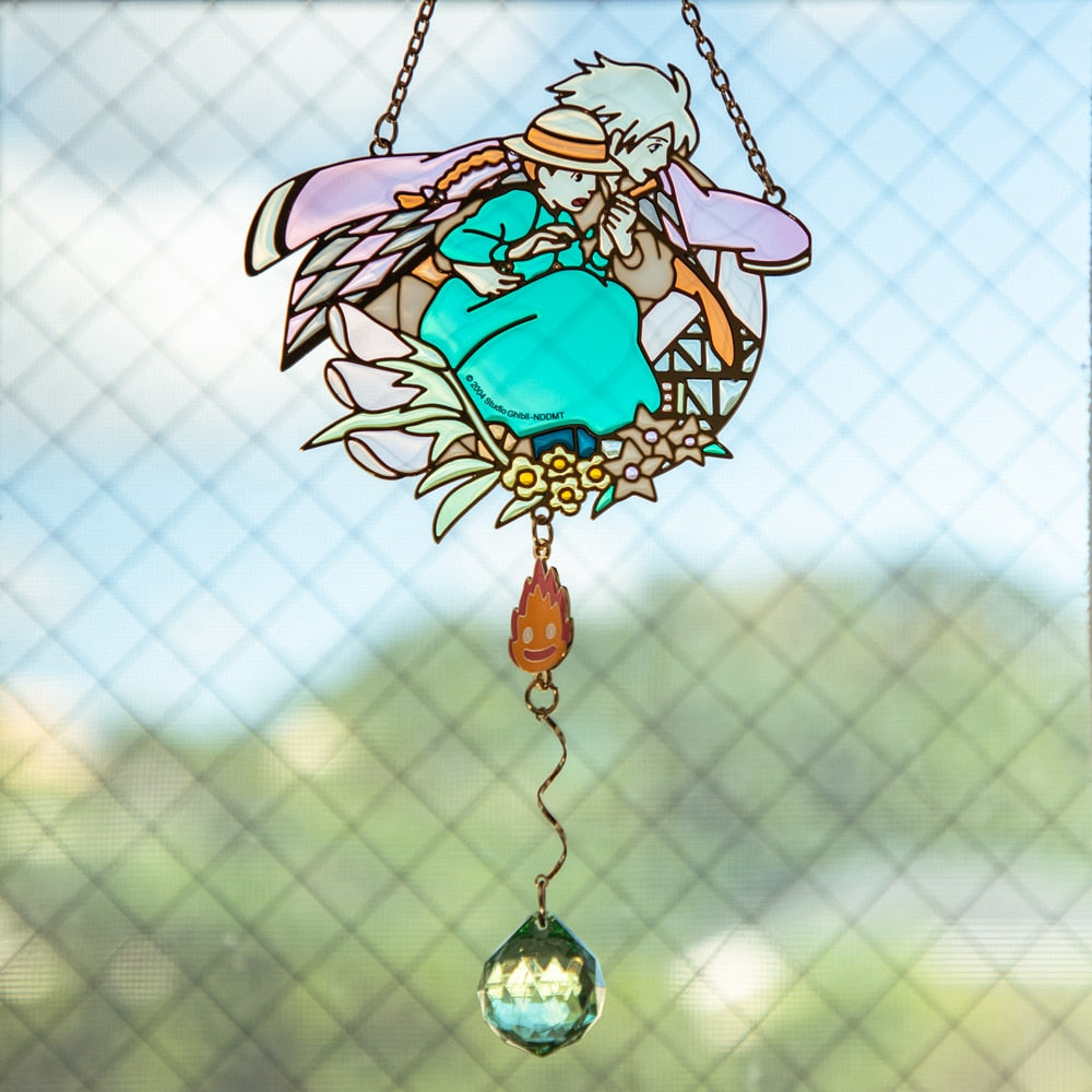 Studio Ghibli Howl’s Moving Castle Calcifer Suncatcher – Path of the Wind Series