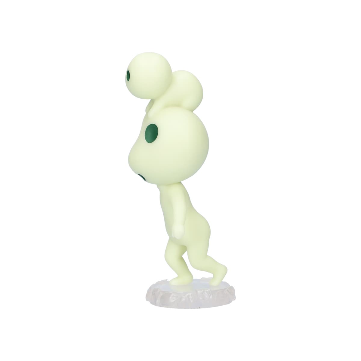 Studio Ghibli Princess Mononoke Kodama Sitting Glow-in-the-Dark Figure