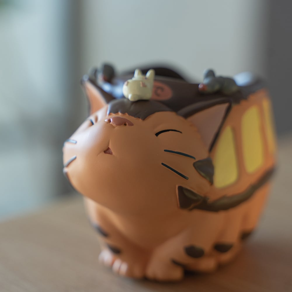Studio Ghibli My Neighbor Totoro Catbus Stretching Pen Holder Desk Organiser