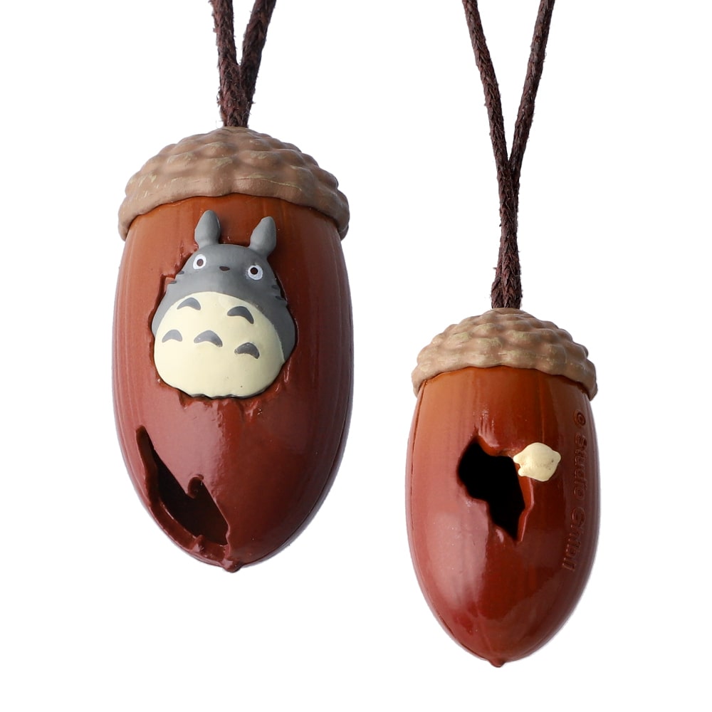 Studio Ghibli My Neighbour Totoro Acorn Bell Keyring Totoro & Small Totoro