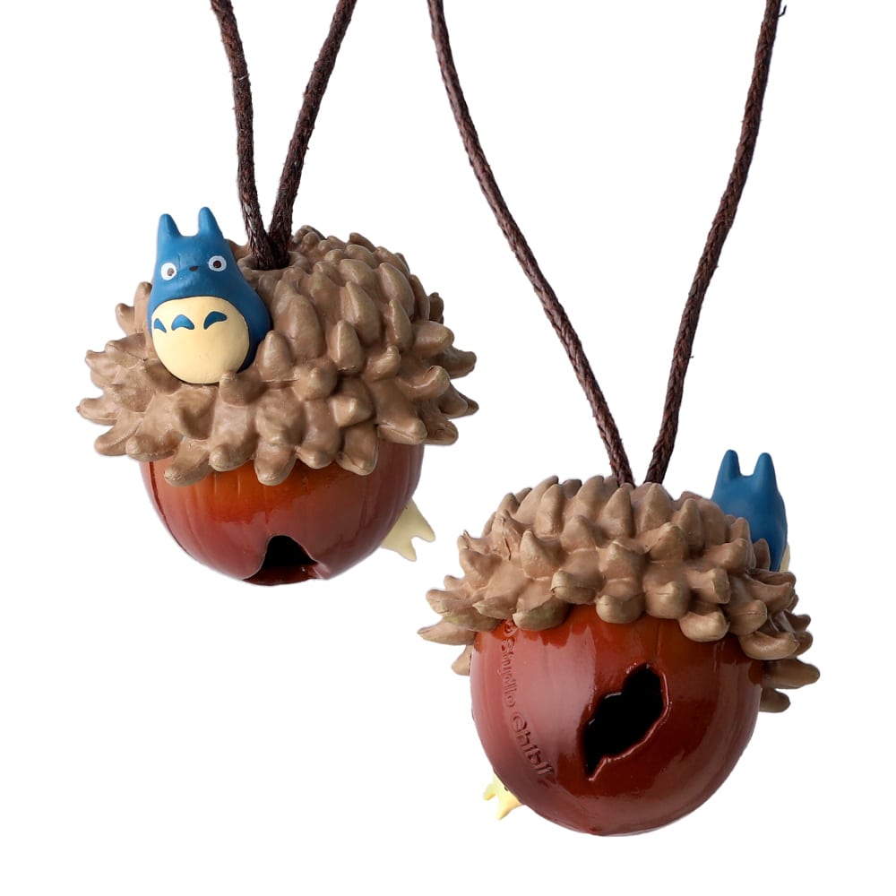 Studio Ghibli My Neighbour Totoro Acorn Bell Keyring Medium Totoro & Small Totoro
