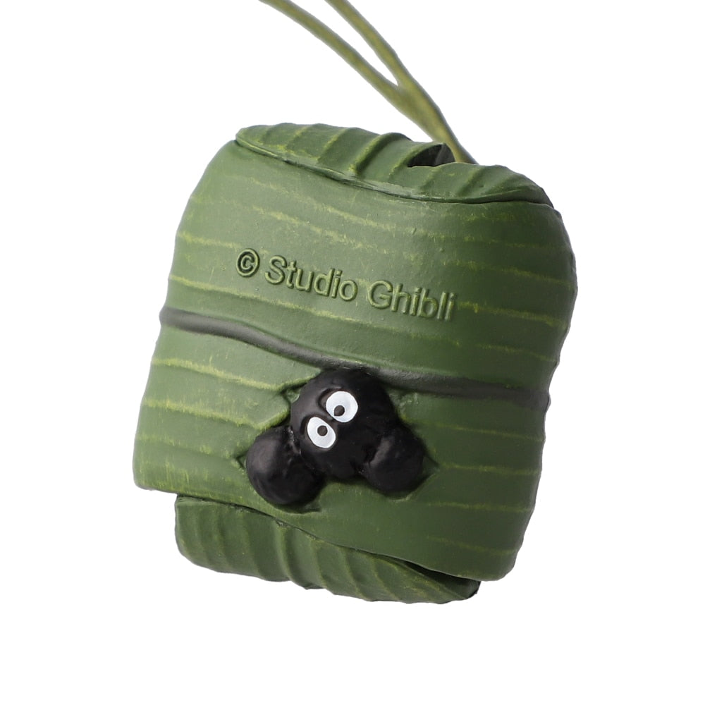Studio Ghibli My Neighbour Totoro Acorn Bell Keyring Small Totoro & Soot Sprite