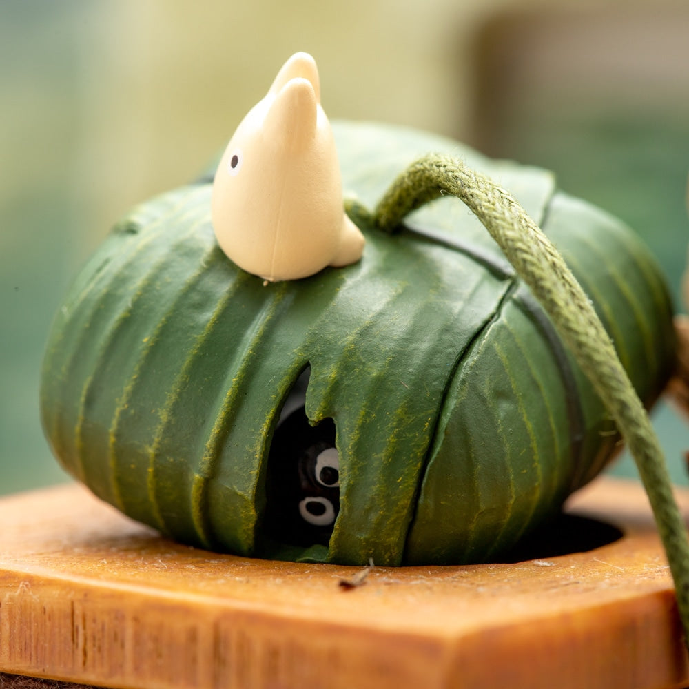 Studio Ghibli My Neighbour Totoro Acorn Bell Keyring Small Totoro & Soot Sprite