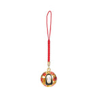 Studio Ghibli Spirited Away No-Face Bell Charm – Wooden Tag & Gold Design