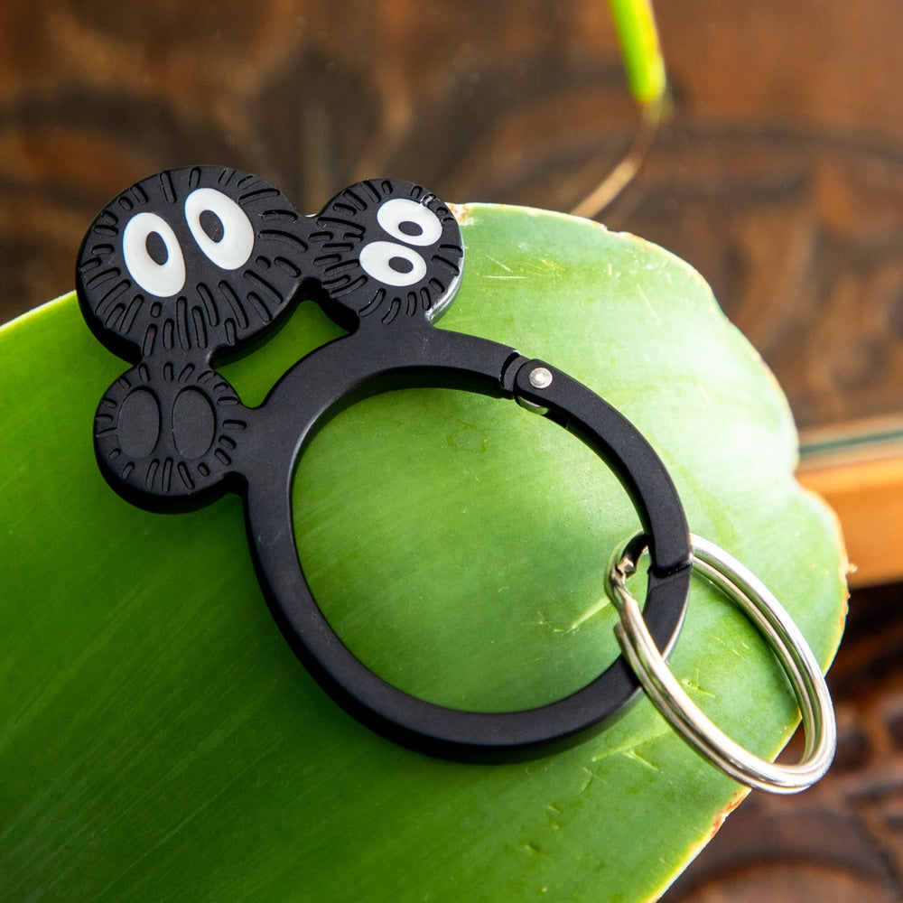 Studio Ghibli GBL Soot Sprite Face Carabiner Clip Keychain Official Japan
