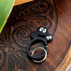 Studio Ghibli GBL Soot Sprite Face Carabiner Clip Keychain Official Japan