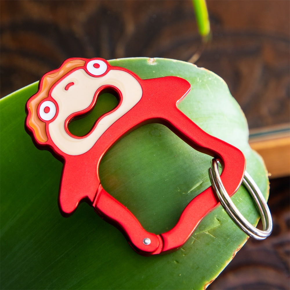 Studio Ghibli GBL Ponyo Face Carabiner Clip Keychain Official Japan