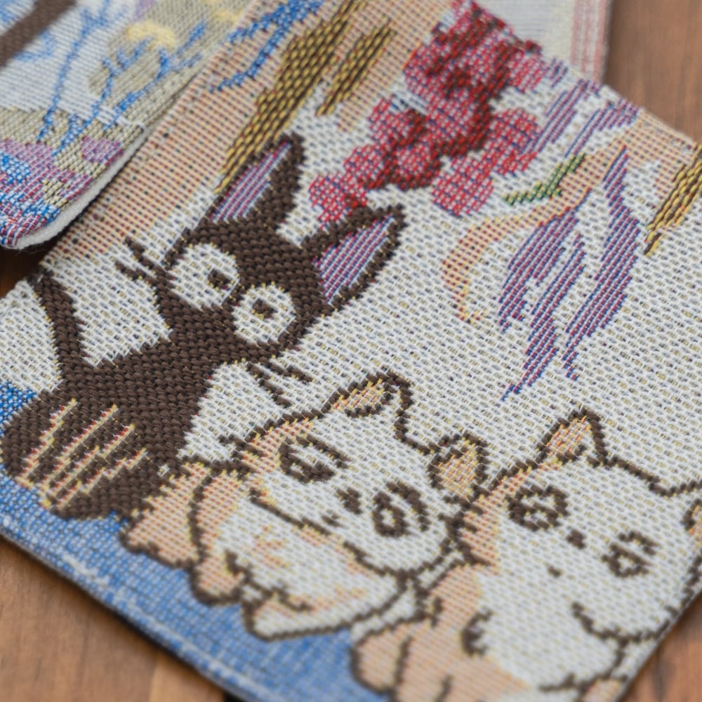 Studio Ghibli Kiki’s Delivery Service Season of Flowers Gobelin Woven Coaster Set of 4
