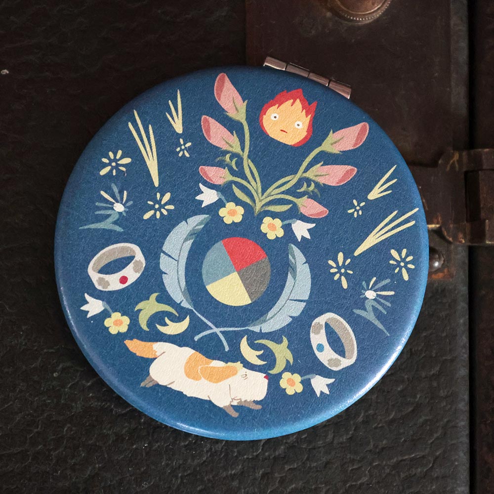 Studio Ghibli Howl’s Moving Castle Promise of Reunion Double Compact Mirror – Donguri Closet