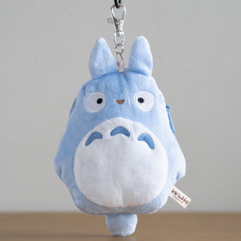 Studio Ghibli Medium Totoro Reel Pass Case Card Holder with Zipper Pouch