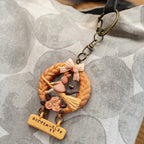 Studio Ghibli Kiki’s Delivery Service Guchokipanya Bread Wreath 3D Keyring