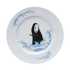 Studio Ghibli Spirited Away No-Face Sea of Waves Japanese Ceramic Plate – 16.5cm