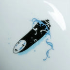Studio Ghibli Spirited Away No-Face Sea of Waves Japanese Ceramic Noodle Bowl – 20cm
