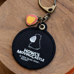 Studio Ghibli Howl’s Moving Castle Embroidered Keyring – Outing Series