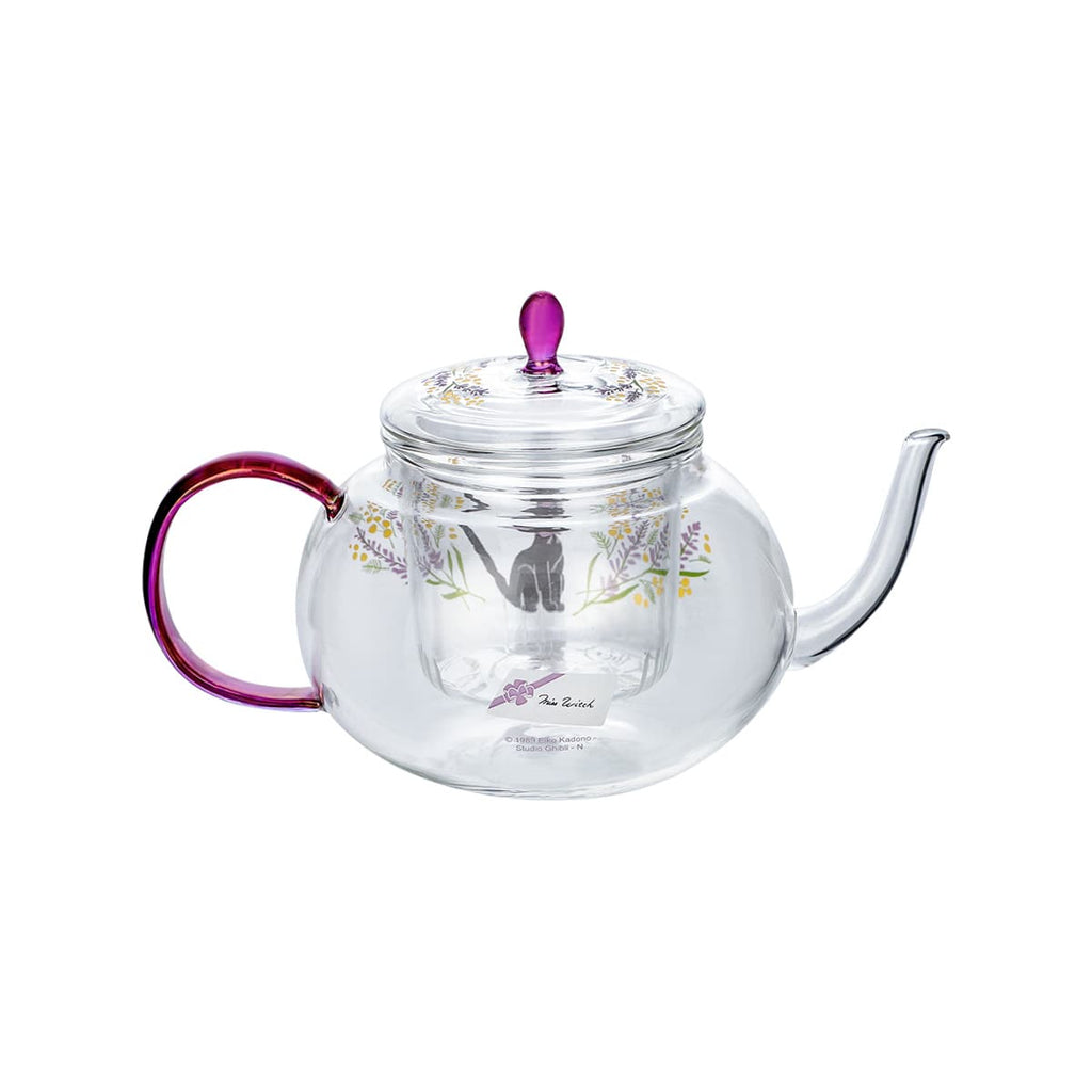 Studio Ghibli Kiki’s Delivery Service Jiji Flower Bouquet Glass Teapot – Donguri Closet