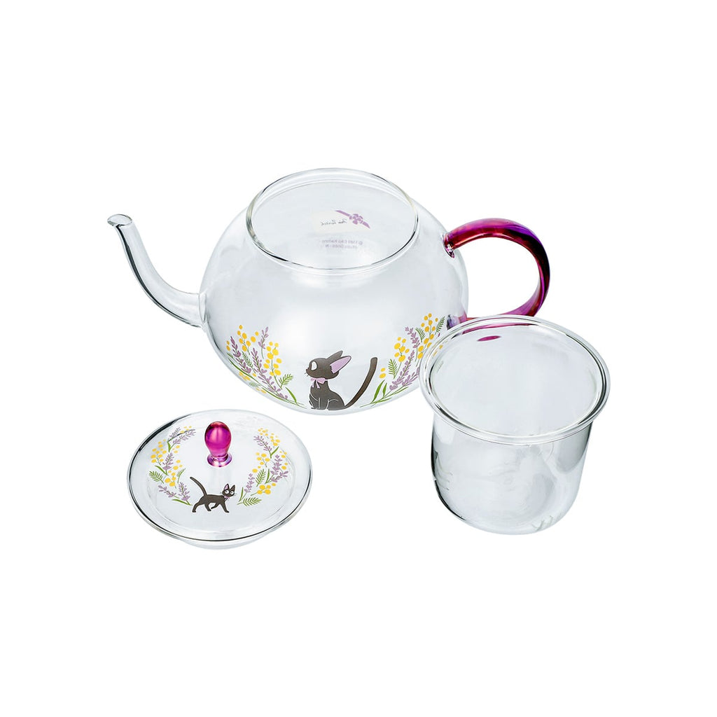 Studio Ghibli Kiki’s Delivery Service Jiji Flower Bouquet Glass Teapot – Donguri Closet