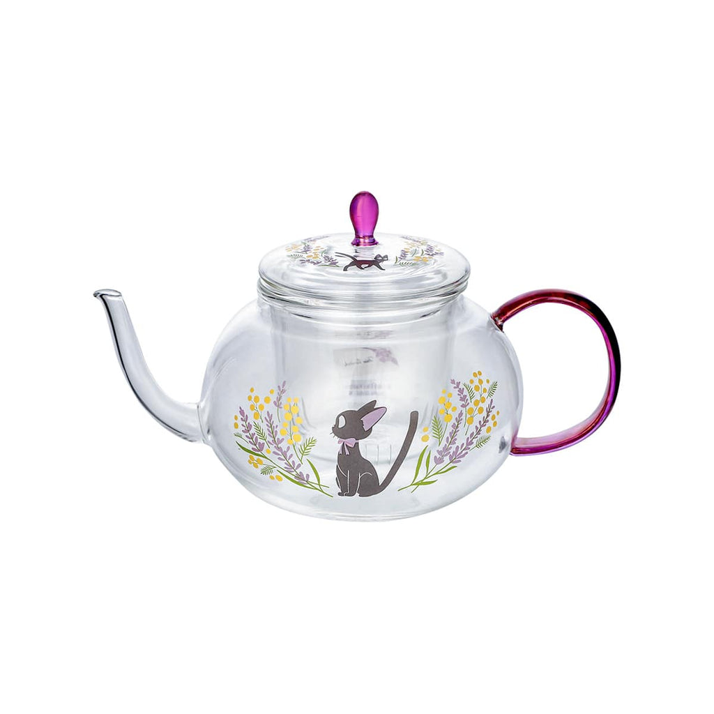 Studio Ghibli Kiki’s Delivery Service Jiji Flower Bouquet Glass Teapot – Donguri Closet