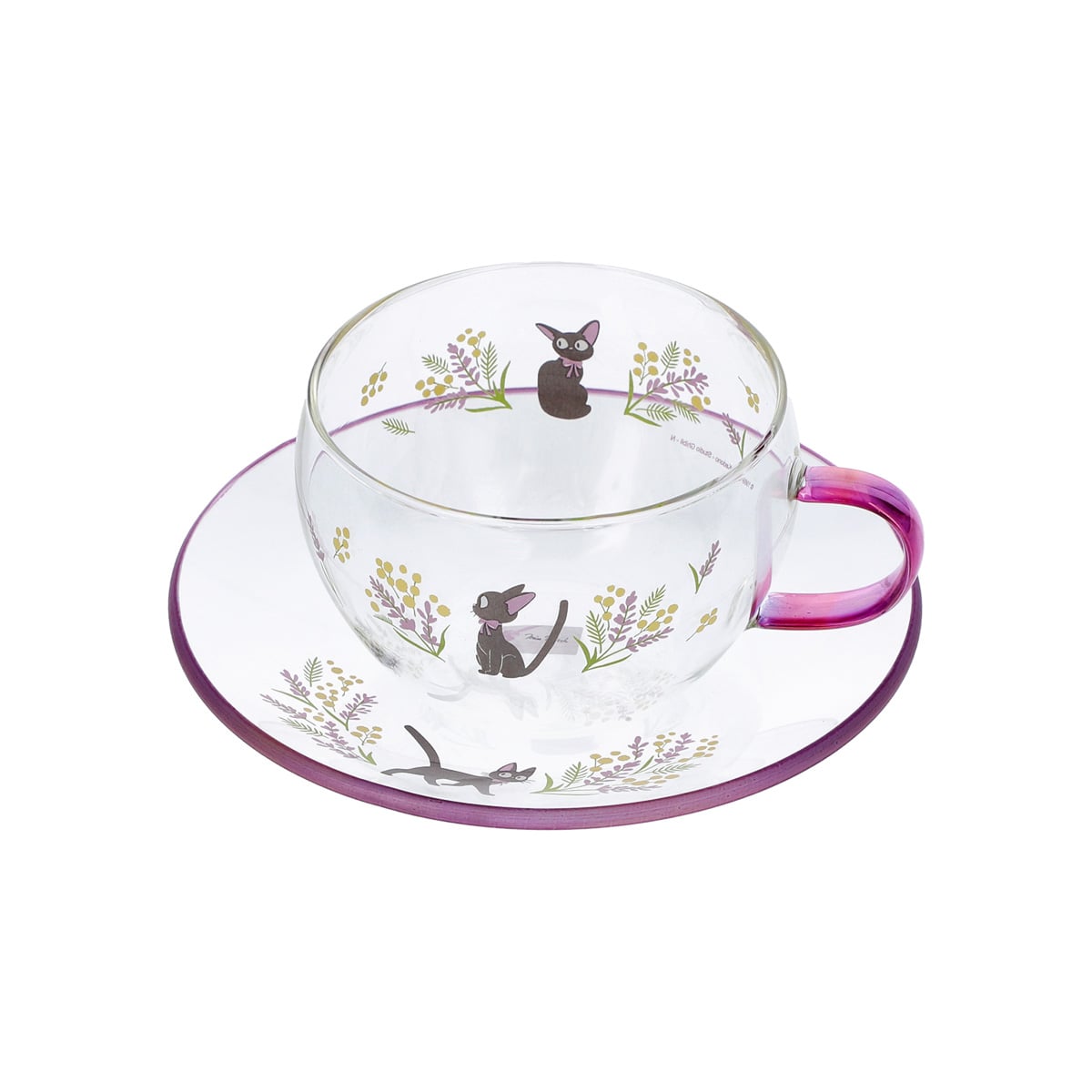 Studio Ghibli Kiki’s Delivery Service Jiji Flower Bouquet Cup & Saucer – Donguri Closet