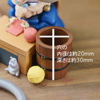 Studio Ghibli Spirited Away Zeniba Knitting Scene Seal Holder & Pen Stand