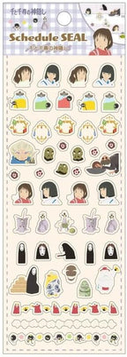 Studio Ghibli Spirited Away Schedule Sticker Sheet SCR-03R