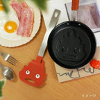 Studio Ghibli Howl’s Moving Castle Calcifer Frying Pan & Spatula Kitchen Set