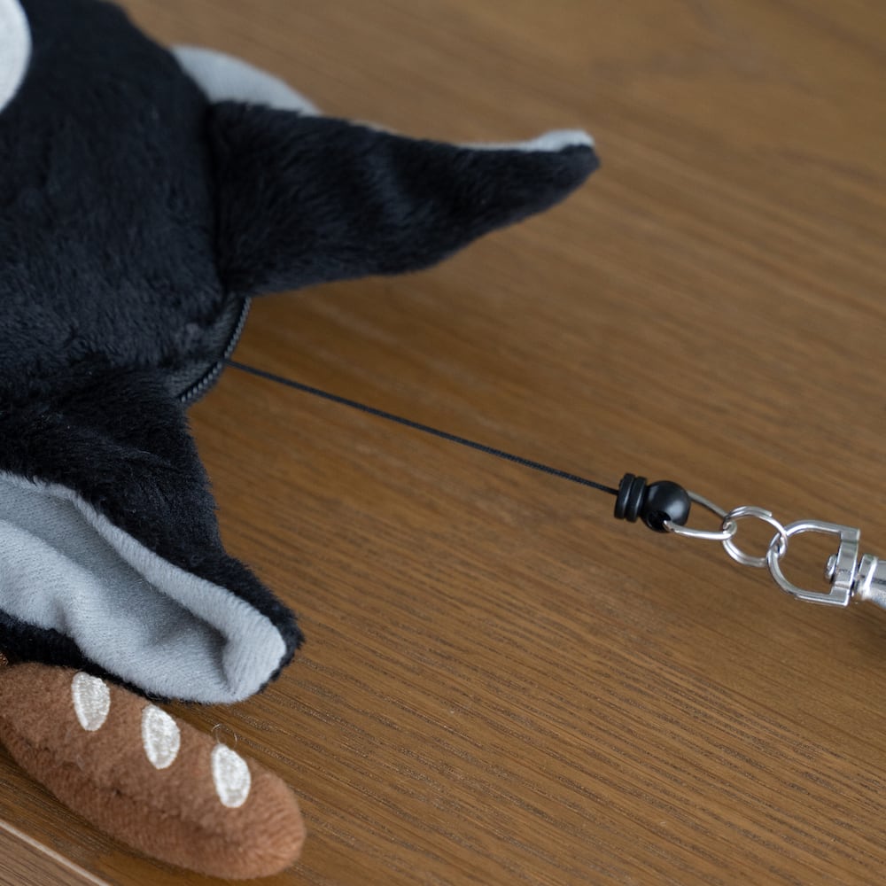 Studio Ghibli Kiki’s Delivery Service Jiji Reel Pass Case Card Holder with Zipper Pouch