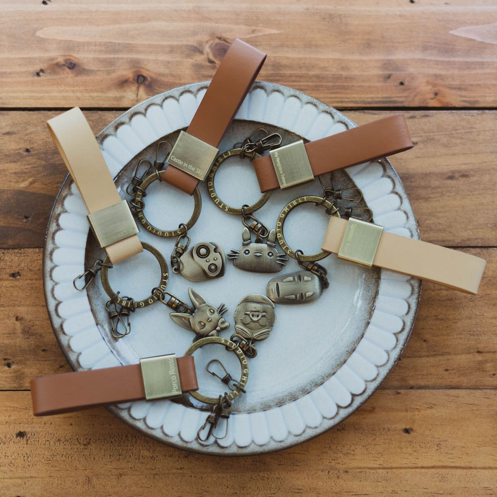 Studio Ghibli My Neighbour Totoro Genuine Leather Totoro Keyring
