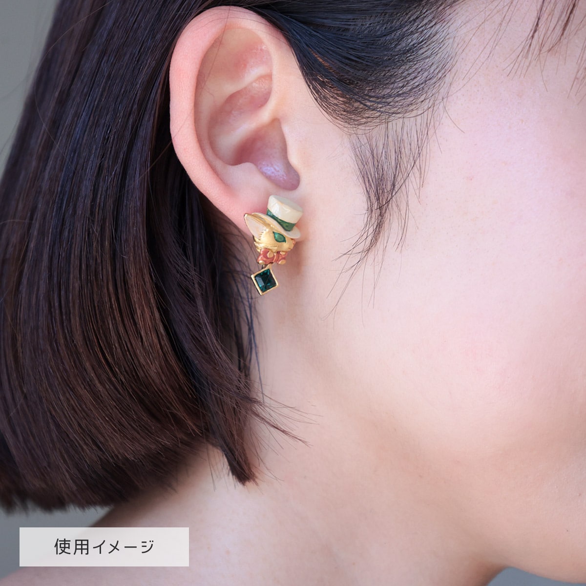 Studio Ghibli Whisper of the Heart Baron Reunion Pierced Earrings – Donguri Closet × Palnart Poc