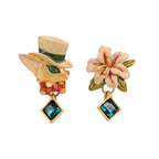 Studio Ghibli Whisper of the Heart Baron Reunion Pierced Earrings – Donguri Closet × Palnart Poc
